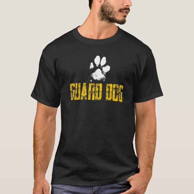 T-shirt Protéger La Sécurité Et La Protection Des Chiens P (Devant)