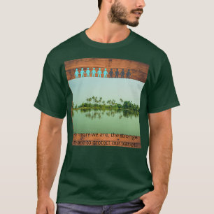 T-shirt Protéger la terre contre la pollution letx27s être