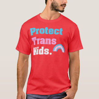 T-shirt Protéger le drapeau transgenre du mois de la Fiert