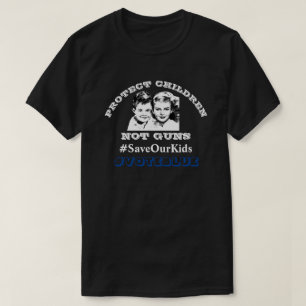 T-SHIRT PROTÉGER LES ENFANTS ET NON LES ARMES À FEU #VOTEB