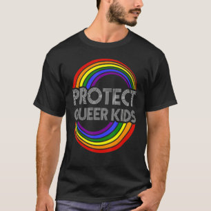 T-shirt Protéger les enfants queer Lgbt Sensibilisation Ga