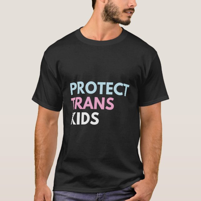 T-shirt Protéger les enfants trans (Devant)
