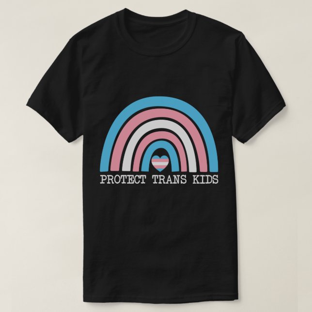 T-shirt Protéger les enfants trans (Design devant)
