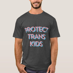 T-shirt Protéger les enfants trans contre la fierté tran