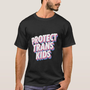 T-shirt Protéger les enfants trans LGBTI+ Fière Mois des d