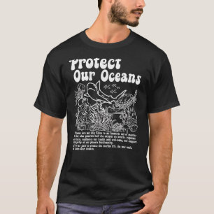 T-shirt Protéger Nos Océans Respecter Les Locaux Sauver L'