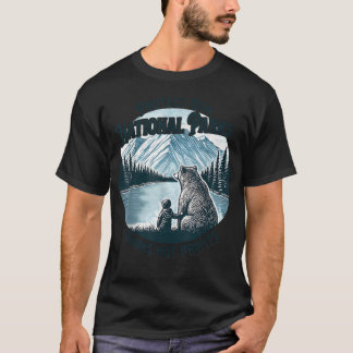 T-shirt Protéger Nos Parcs Nationaux Amoureux De La Nature