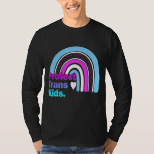 T-shirt Protéger Trans Kid Pride Lgbt Rainbow
