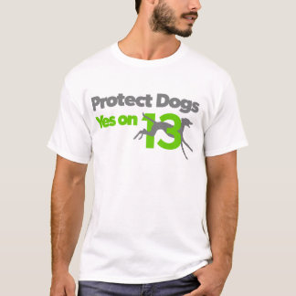 T-shirt Protégez les chiens - YesOn13