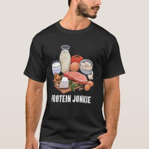 T-shirt Protein Junkie Poids Lifting