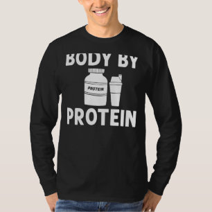 T-shirt Protein Shakes Powder Whey Boissons Snacks Vegan F