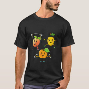 T-shirt Protéine Végétale Abricot Pêche Force Végane Végé