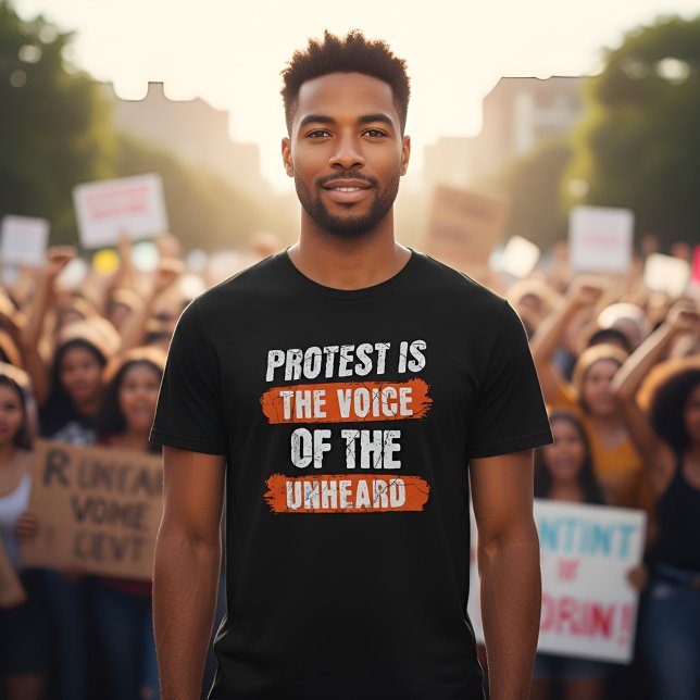 T-shirt Protest Is The Voice Of The Unheard - Activism (Créateur téléchargé)