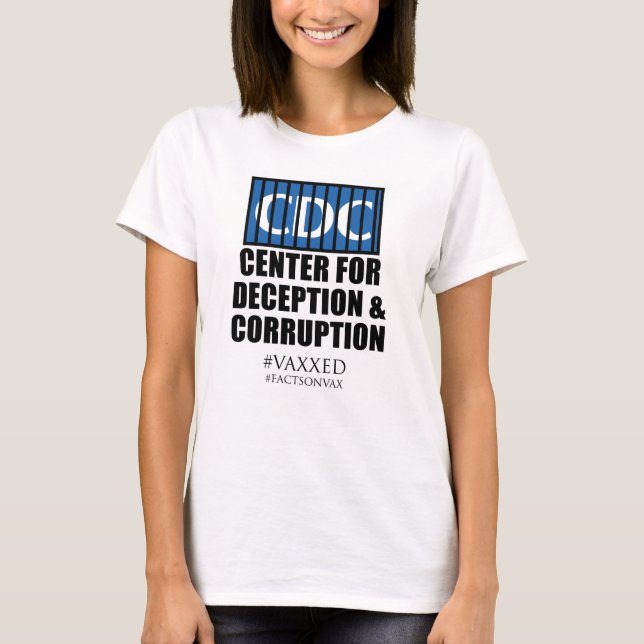 T-shirt Protestation centrale d'activiste de corruption de (Devant)