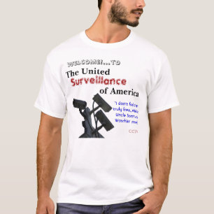 T-shirt Protestation politique d'anti surveillance