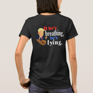 T-shirt protestation politique il ment
