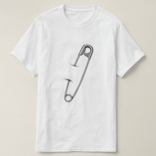 T-shirt Protestation silencieuse de goupille de sécurité
