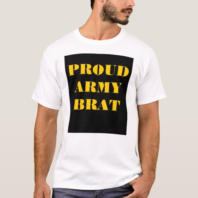 T-Shirt Proud Army Brat (Front)