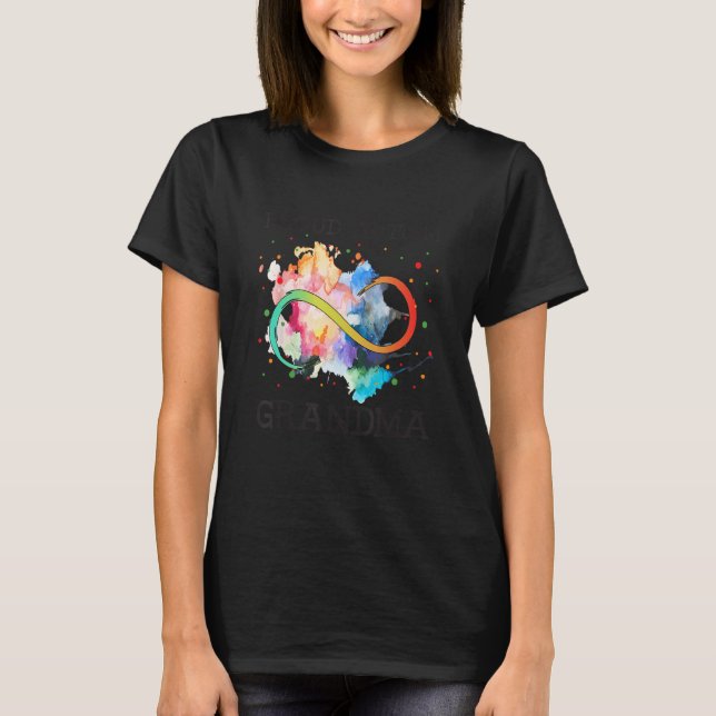 T-shirt Proud Autism Grandma (Devant)