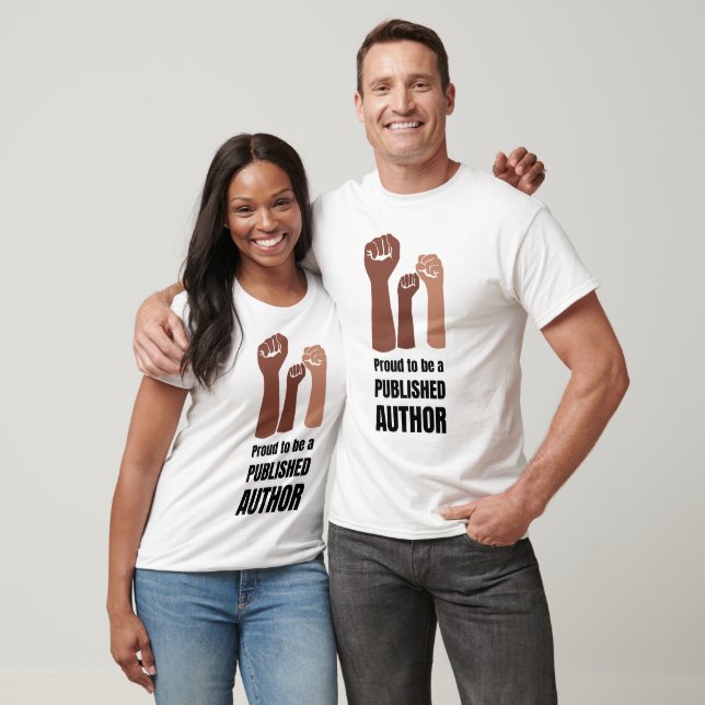 T-shirt Proud Black Melanin Auteur (Unisexe)