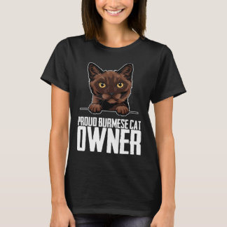 T-shirt Proud burmese cat owner  1