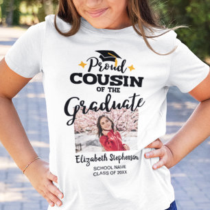 T-shirt Proud Cousin of the graduate photo name
