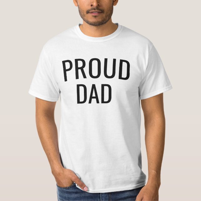 T-shirt Proud dad (Devant)