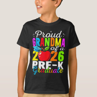 T-shirt Proud grandma of 2026 pre-k graduate mothers day