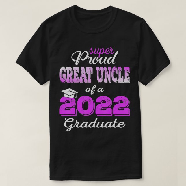 T-shirt Proud Great Uncle of 2022 (Design devant)