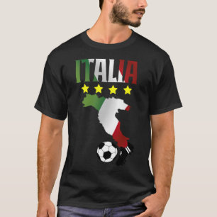 T-shirt Proud Italia Soccer Italien Équipe Cheer