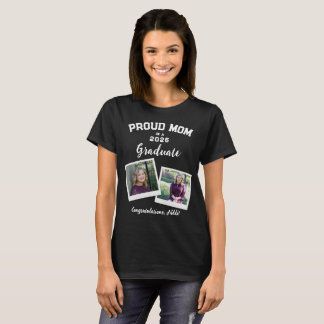 T-shirt Proud Mom of a Graduate 2 photo Frames