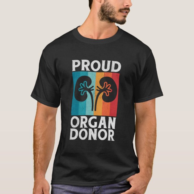 T-shirt Proud Organ Donor (Devant)