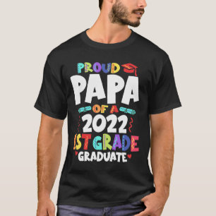 T-shirt Proud Papa d'un 2022 de 1ère année