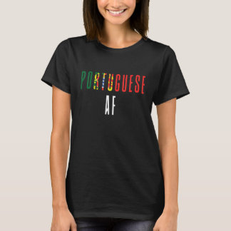 T-shirt Proud Portuguese AF Portugal Flag
