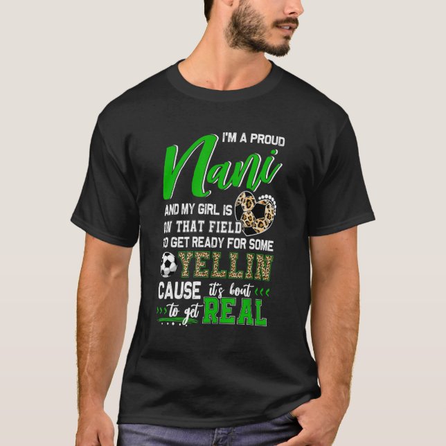 T-shirt Proud Soccer Nani Soccer Family Matching (Devant)