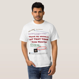 T-shirt Prouvez-moi que vous avez tort de les tester par R