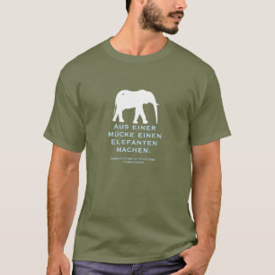 T-shirt Proverbe allemand
