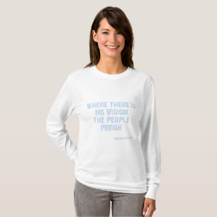 T-shirt Proverbes 29:18 Bible Verse KJV Citer Femmes