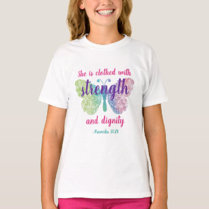 T-shirt Proverbes 31:25 habillés de force