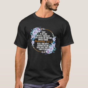 T-shirt Proverbes 35 6 Bible Verse Religious Christian Men