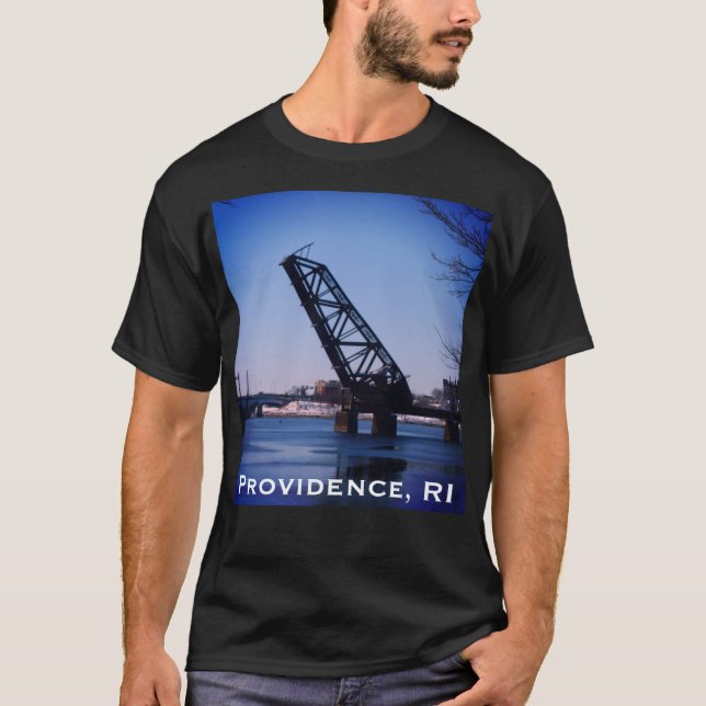 T-shirt Providence, RI 'Stuck-Up Bridge'  (Devant)