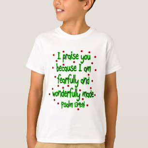 T-shirt Psaume 139:14