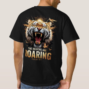 T-shirt Psaume 19:1 Foi Rugissante Tigre Graphique Chrétie