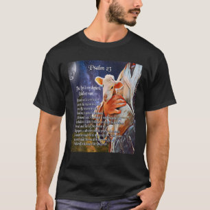 T-shirt Psaume 23 Écriture Chrétienne Le Seigneur Est Mon 