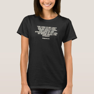 T-shirt Psaume 27 1 L'Éternel est ma lumière et mon salut
