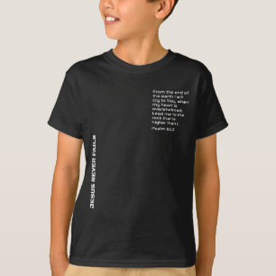 T-shirt Psaume 61_2 cherche dieu chrétien