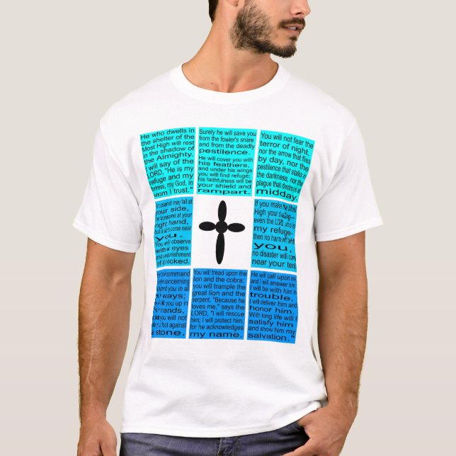 T-shirt Psaume 91 (Devant)