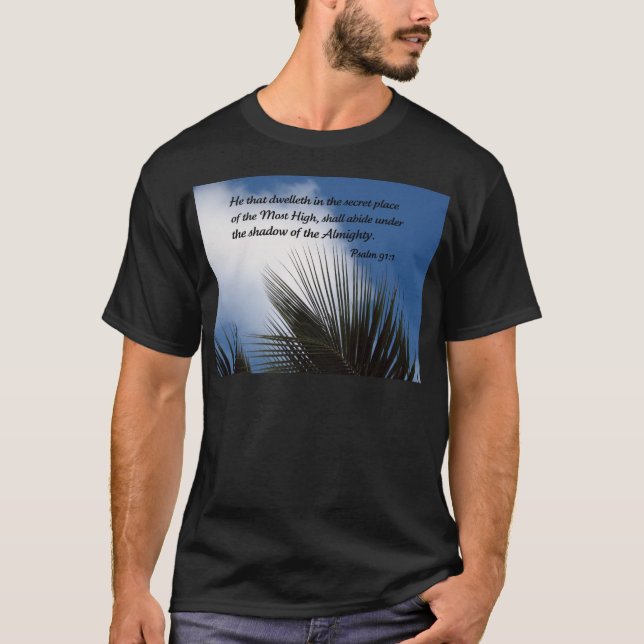T-shirt Psaume 91:1 (Devant)