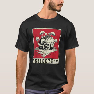 T-shirt Psilocybin Retro Psychedelic Magie Vintag