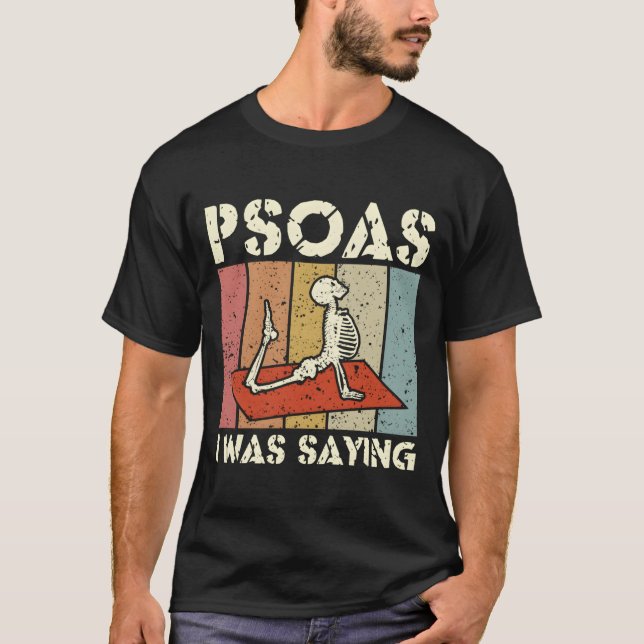 T-shirt Psoas I Was Saying Massage Therapist Lmt Massage T (Devant)